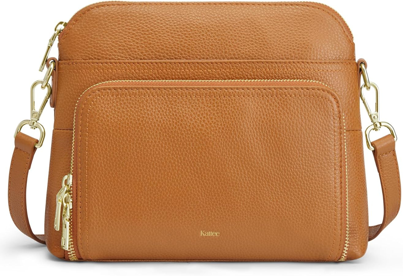 Kattee Small Crossbody Shoulder Bag for Women, Women's Genuine Leather Crossbody Purse with RFID ... | Amazon (US)