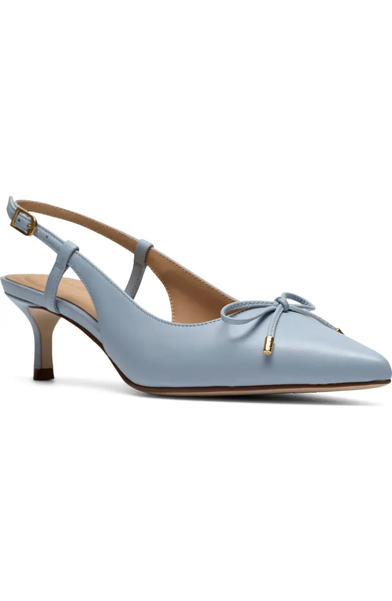 Zarey Bow Pointed Toe Slingback Pump (Women) | Nordstrom