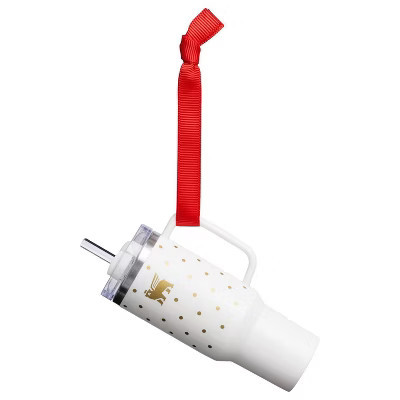 Stanley Ornament Keychain Frost Polka Dots | Target