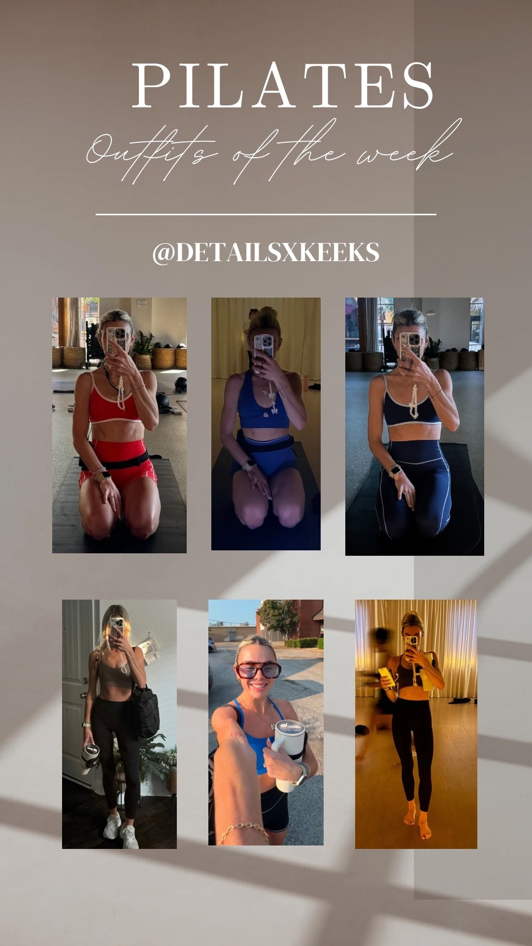 Pilates outfits of the week ✨💪🏼🤍

#pilates #pilatesoutfits #ootd #outfitsoftheweek

#LTKFindsUnder50 #LTKPetite #LTKActive