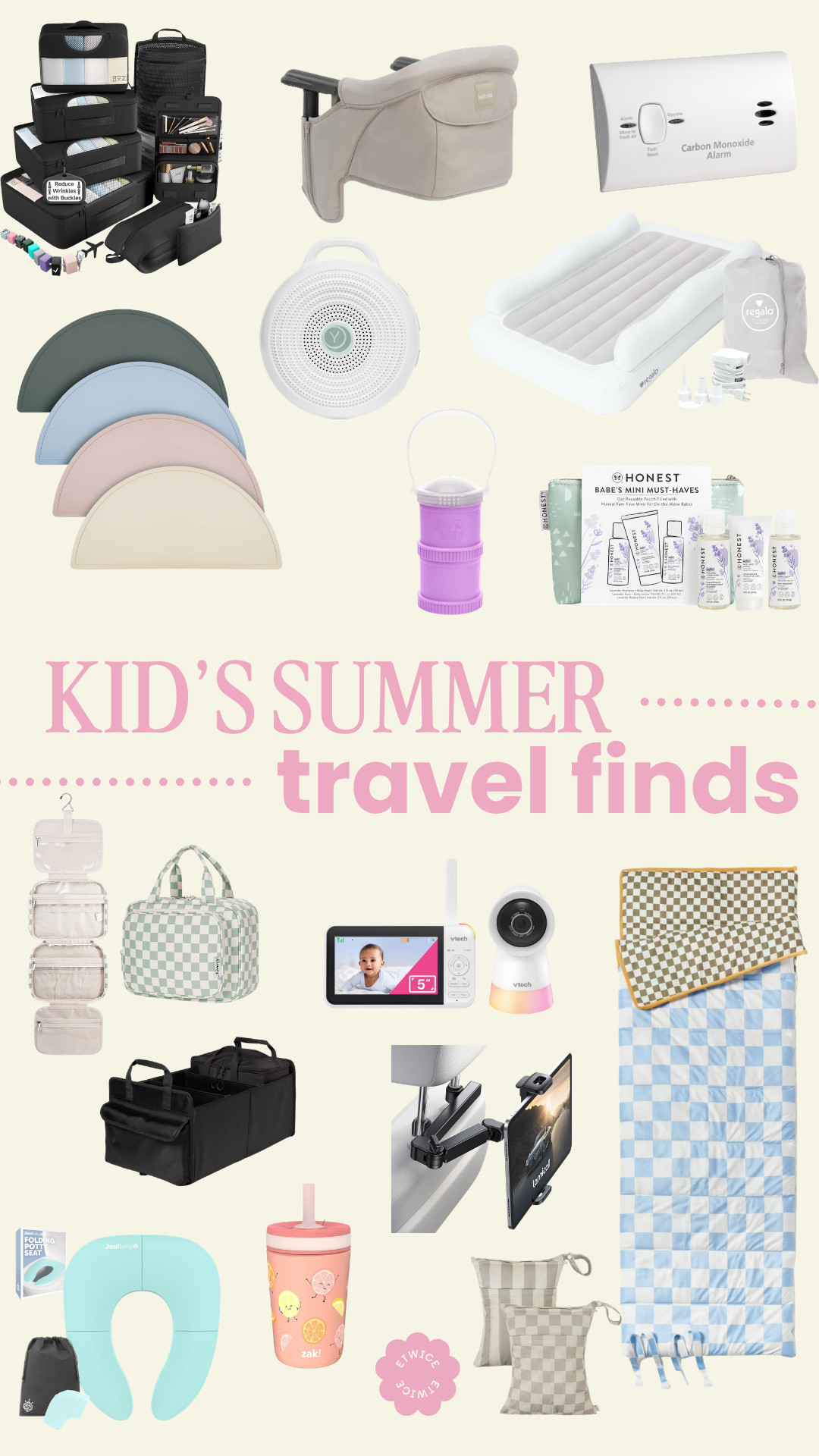 Traveling with kids this summer? ✈️☀️ These are some of my favorite travel finds that help make family trips a little smoother, a little more organized, and a lot more fun. From road trips to flights and everything in between, these are the items I'd pack again and again!

#SummerTravel #KidsTravel #FamilyTravel 

 #LTKmomlife #LTKTravel #LTKKids