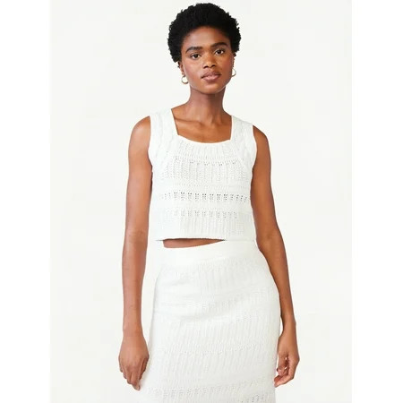 Scoop Women s Crochet Tank Top | Walmart (US)