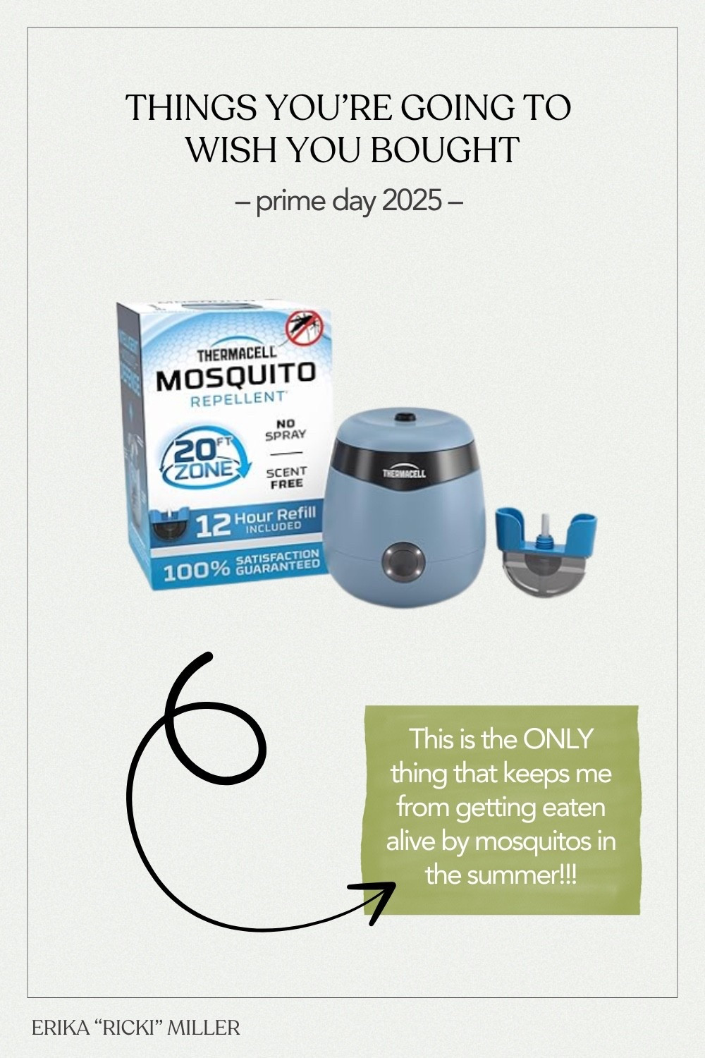 I’ve owned one of these for awhile now and it’s a GAME CHANGER!! An absolute summer must have. I get eaten alive by mosquitos every time I’m outside and this actually fully stops that from happening!

#LTKSaleAlert #LTKSeasonal #LTKHome