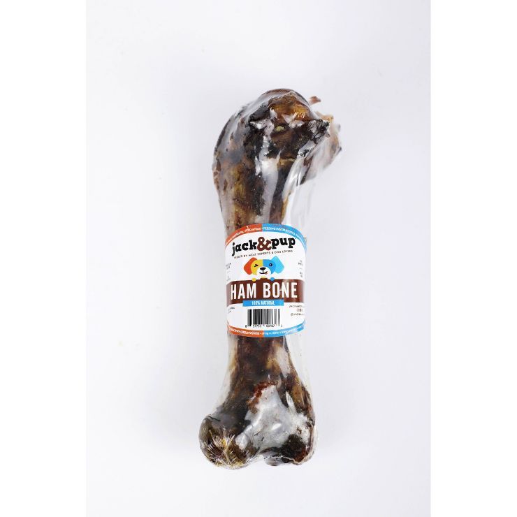 Jack&Pup Single Ham Bone in Pork Flavor Dog Treats - 0.5lb | Target