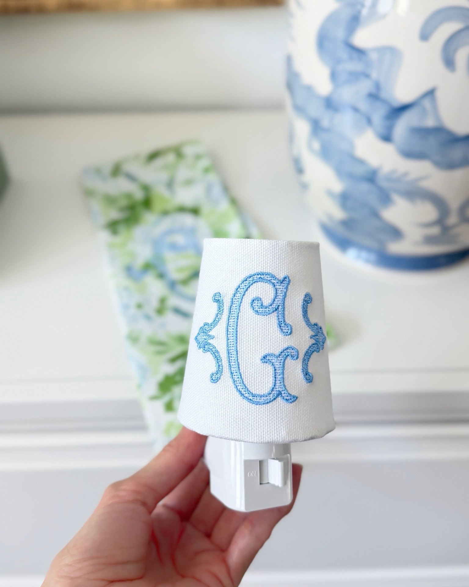 Darling monogram nightlight ✨💙