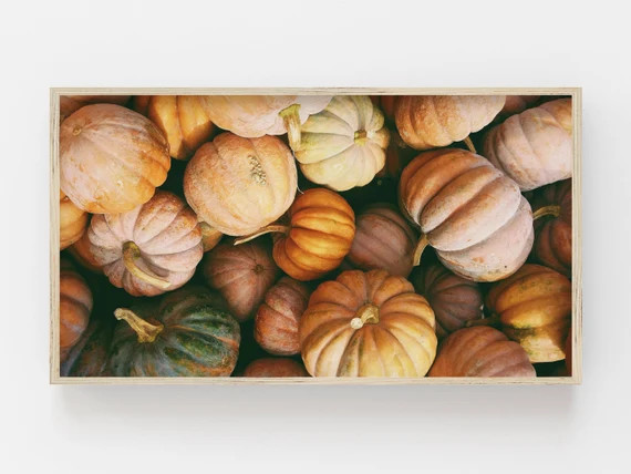 Samsung Frame TV Art  Pumpkin Art Frame Tv  Autumn Art Print - Etsy | Etsy (US)