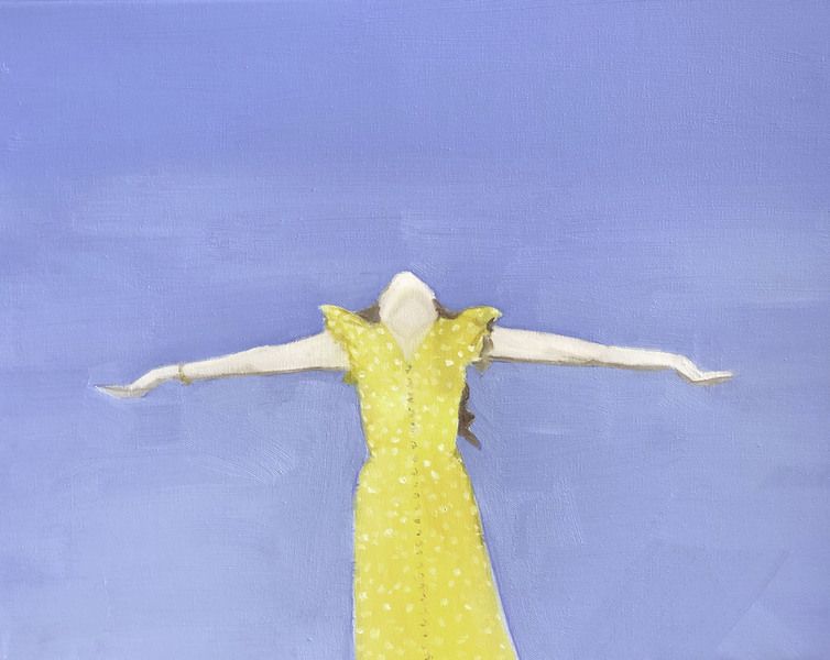 Freedom in a Yellow Dress | Artfully Walls