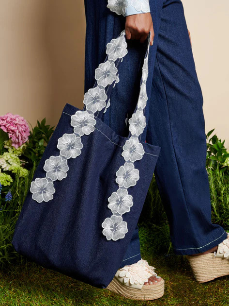 DREAM Rosie Denim Tote Bag | Sister Jane (UK)