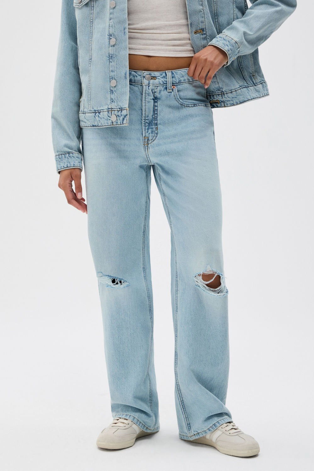 Mid Rise Baggy Jean | Fabletics