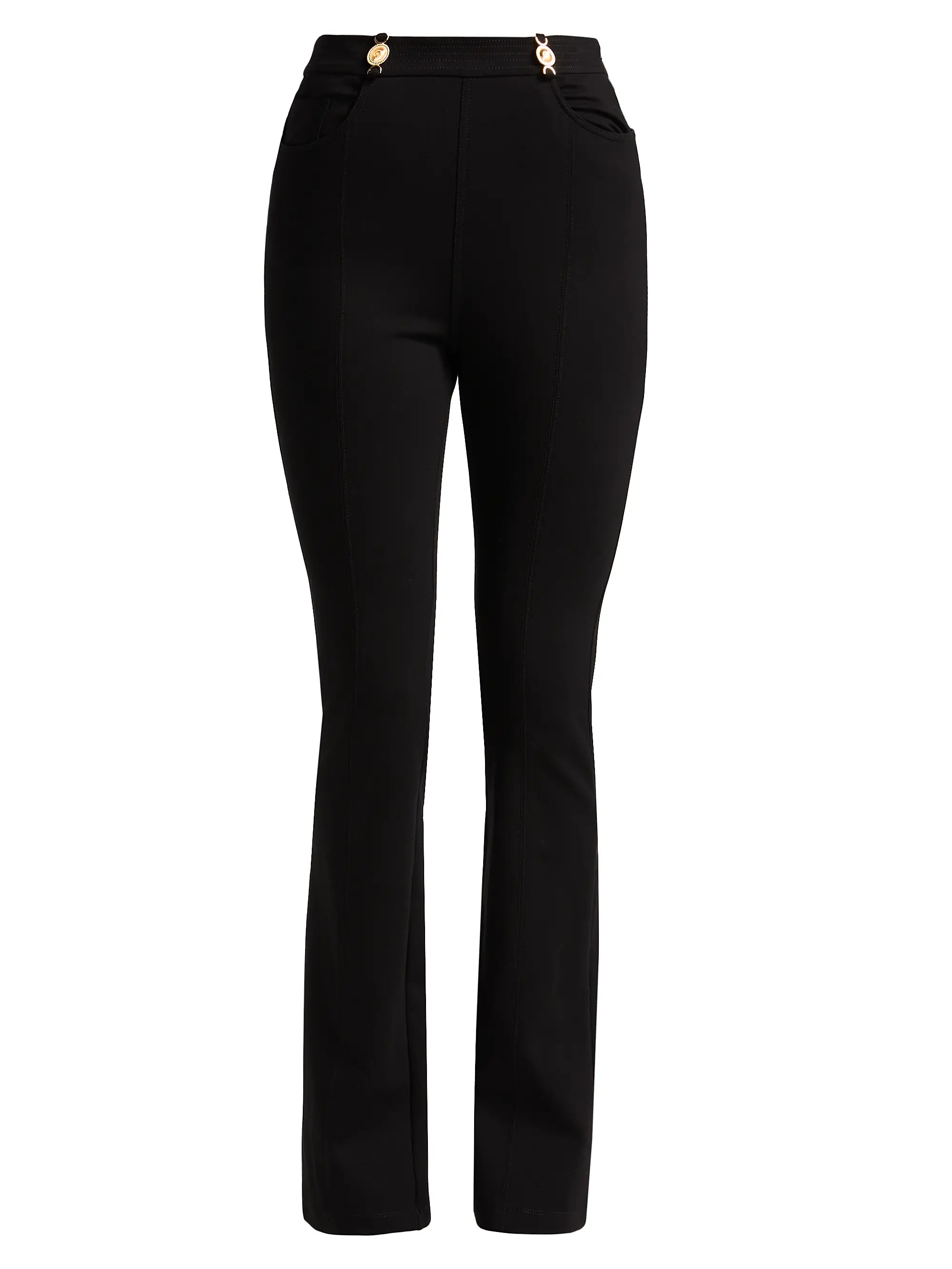 Devin High-Rise Stretch-Ponte Pants | Saks Fifth Avenue