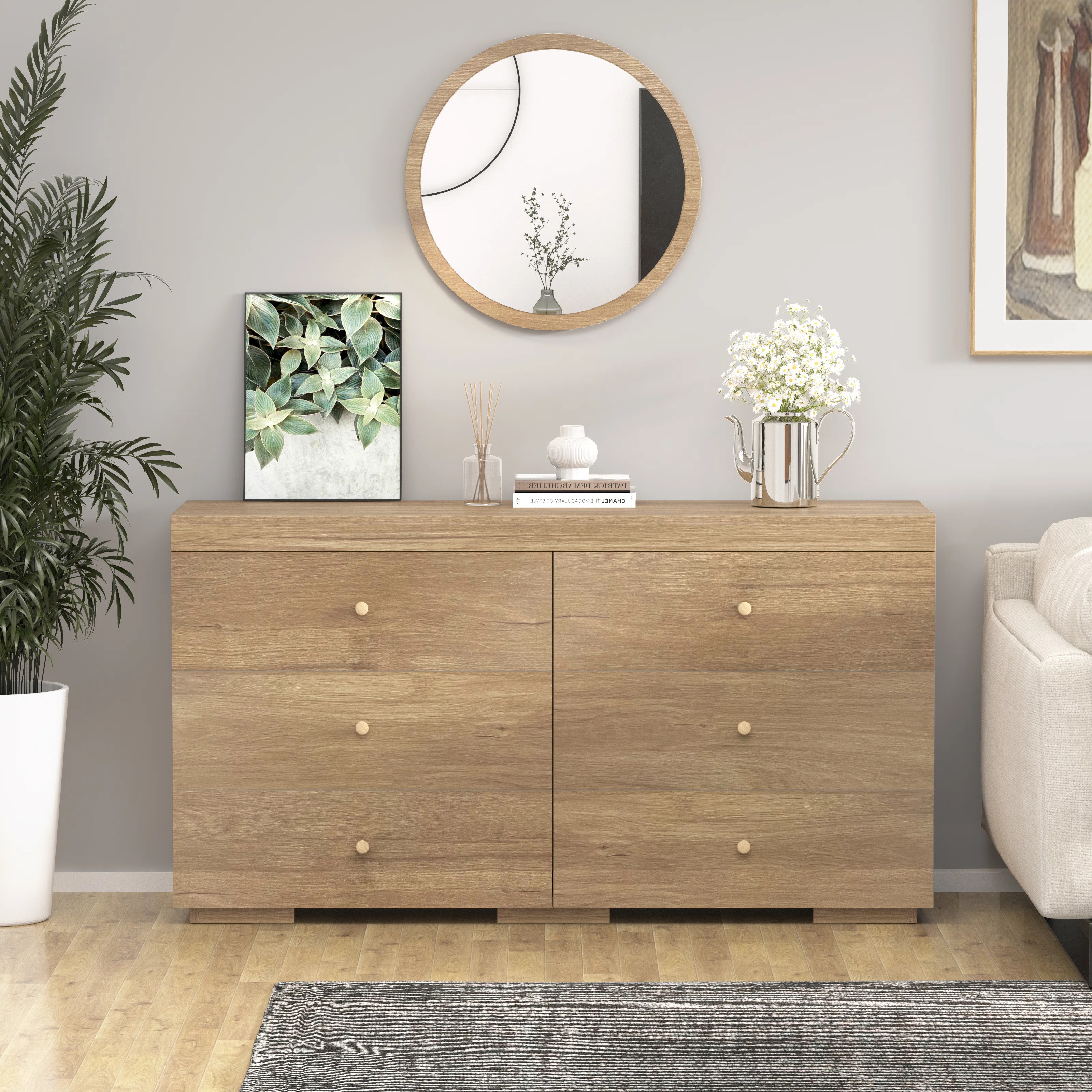 Ebern Designs Holle 6 - Drawer Dresser & Reviews | Wayfair | Wayfair North America