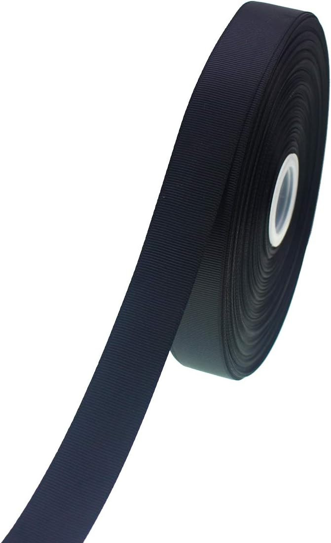 Jesep One Roll 100 Yards 1" Soild Grosgrain Ribbon Boutique Gift Wrapping Package Ribbon, DIY Cra... | Amazon (US)