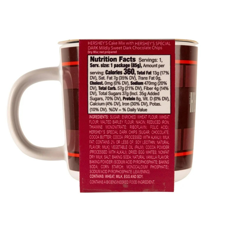 Hershey's Special Dark Mug Cake Mix, 3 oz, with 10 oz Ceramic Mug - Walmart.com | Walmart (US)