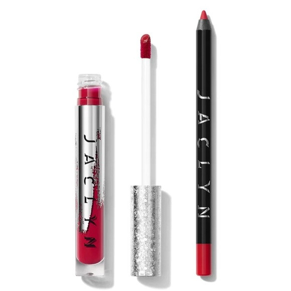 Jaclyn Cosmetics HOLIDATE POUTSPOKEN 💋💋LIP DUO ✨BNIB✨ BOW (red) ♥️♥️ | Poshmark