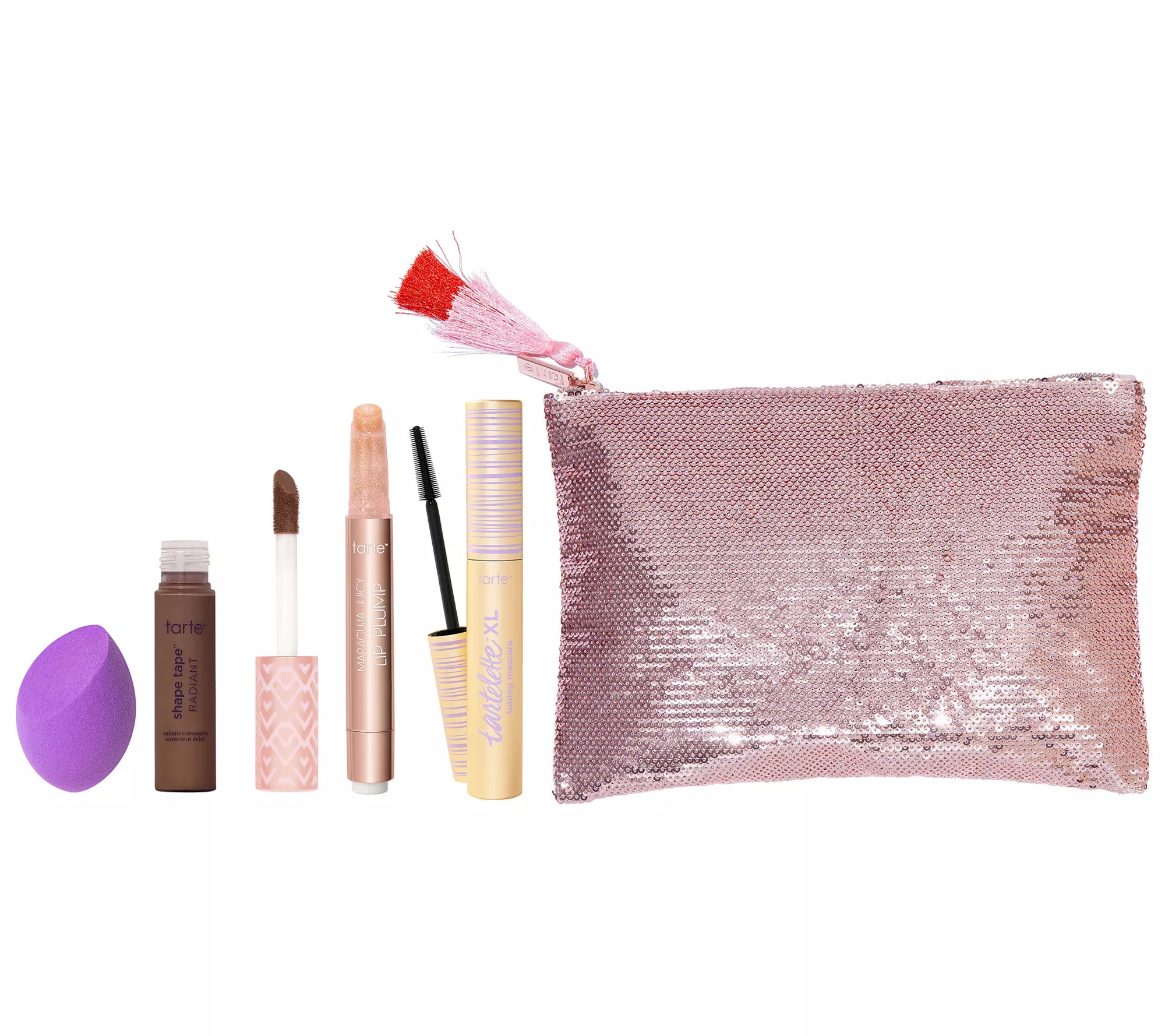 tarte New Icons Full Face 4-Pc Set with Bag - QVC.com | QVC