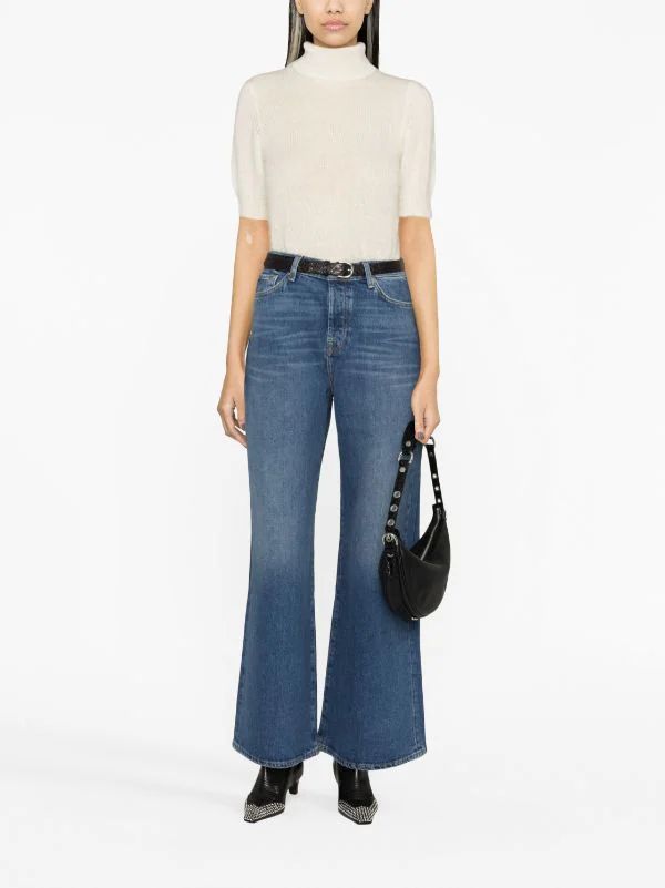 7 For All Mankind Zoey Explorer Flared Jeans - Farfetch | Farfetch Global