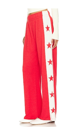 Tawny Track Pant in Red & Bone | Revolve Clothing (Global)