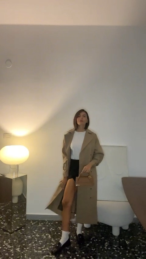 outfit inspiration, autumn style, Toteme, Trench Signature in misto cotone, Jacquemus, Borsa Le Chiquito Long Boucle, Mytheresa, Italia. 

#LTKstyletip #LTKeurope #LTKSeasonal