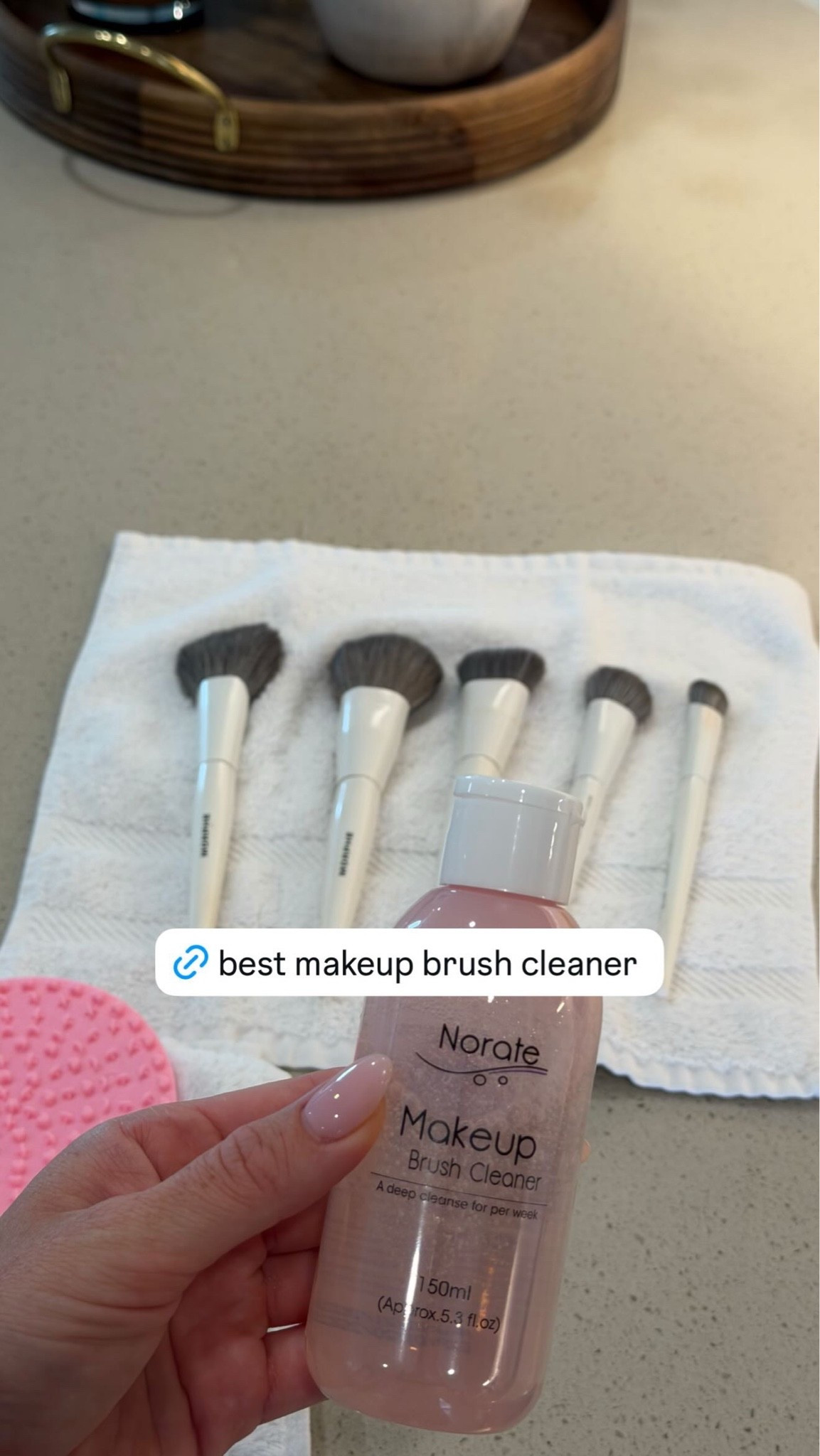 The best makeup brush cleaner!

#LTKselfcare #LTKmorningroutine #LTKBeauty