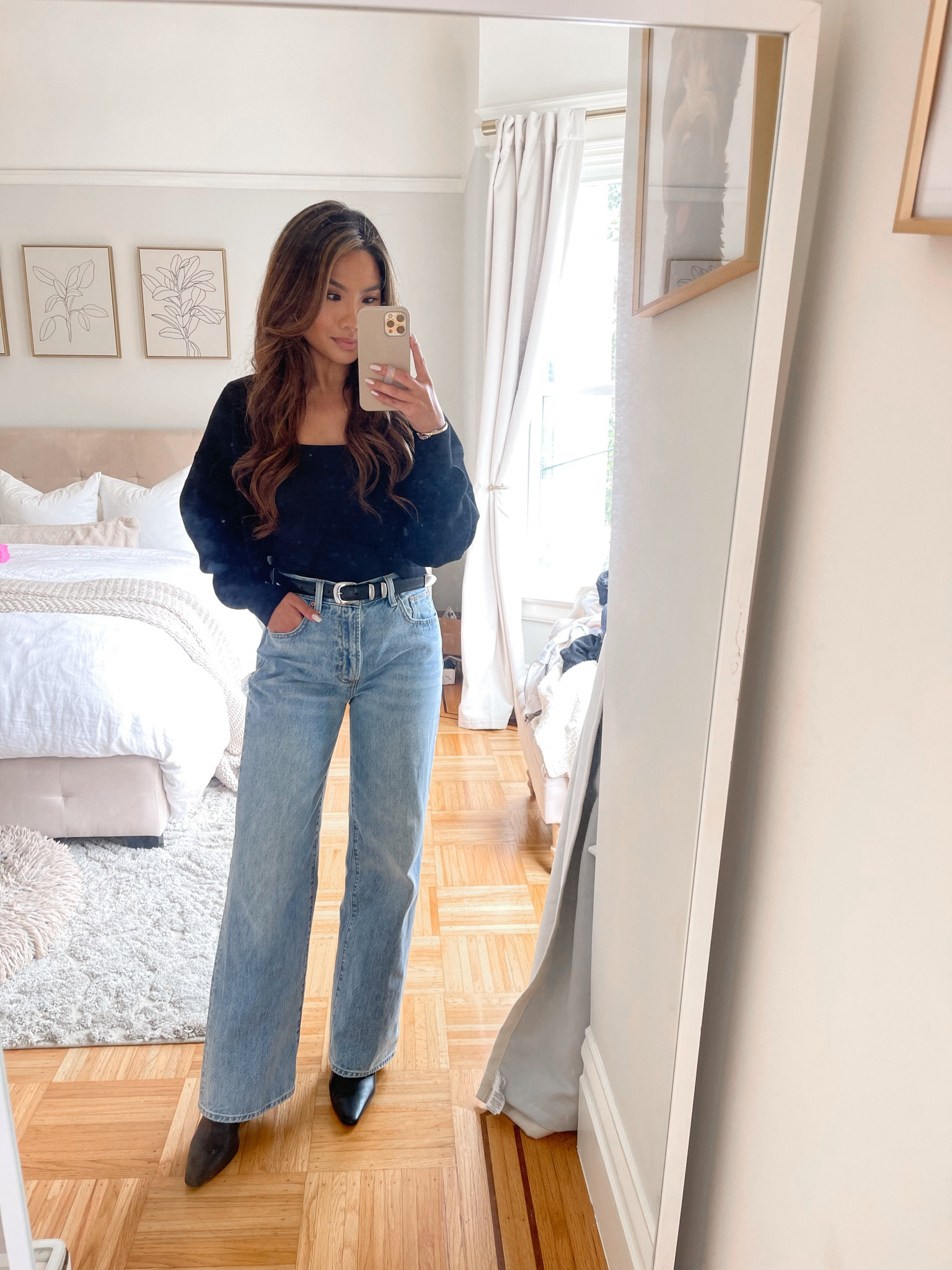 Sharing some workwear looks from Aritzia! I love their pieces - such great quality and great to build a capsule wardrobe with to mix and match into different outfits 

@aritzia #aritziapartner

Sizing:

Look 1 - Coordinating Set
Vest - light birch in size 2
Effortless Pant - wearing 2 short I sized up one size and the short length I still need a 3-4 inch heel with them 

Look 2 - All Black
Square neck bodysuit - I size up to small in their bodysuits
Effortless Pant - wearing 2 short I sized up one size and the short length I still need a 3-4 inch heel with them 

Look 3 - Casual Friday
Square neck bodysuit - I size up to small in their bodysuits
Decision Shrug - sized up to Small in black
Black leather belt - tts, xs
Farrah Hi Rise Jean - tts, 25 in Core Collection 7 Yrs Bleu Taboo 

Look 4
Effortless Pant - wearing 2 short I sized up one size and the short length I still need a 3-4 inch heel with them 
Sculpt Knit High Neck Tank - sized up to Small in matte pearl color

#LTKworkwear