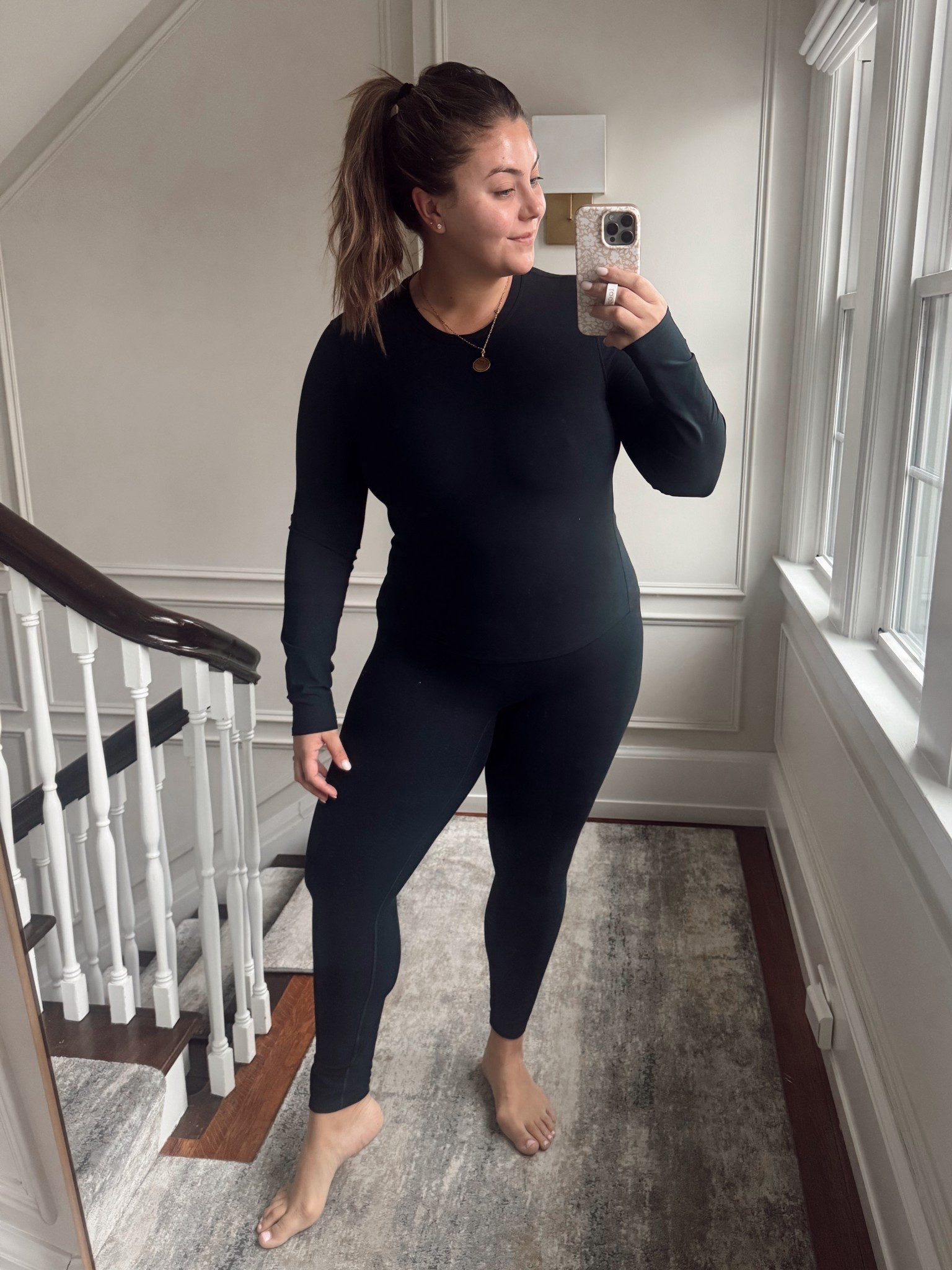 Pilates outfit inspo - wearing size 1X in top & leggings. Use CARALYN15 on your first order at Spanx. 

#LTKActive #LTKStyleTip #LTKPlusSize