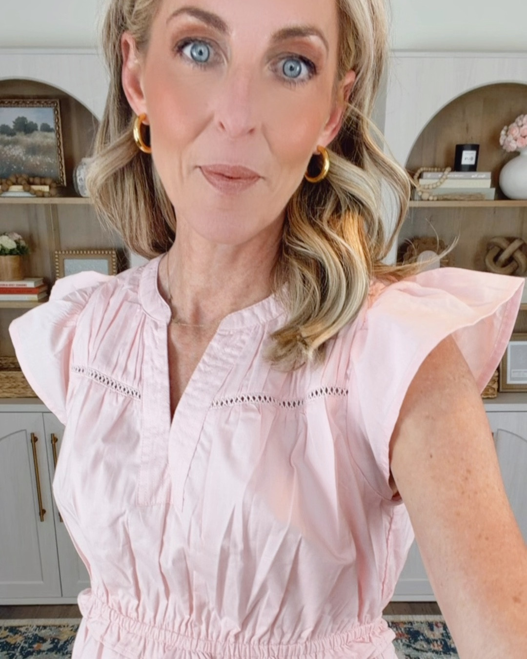 Walmart has done it again! Both of these pieces from Time and Tru are under $30 and perfect for Spring. This dress looks just like Anthro only half the price. Wearing an XS in both  