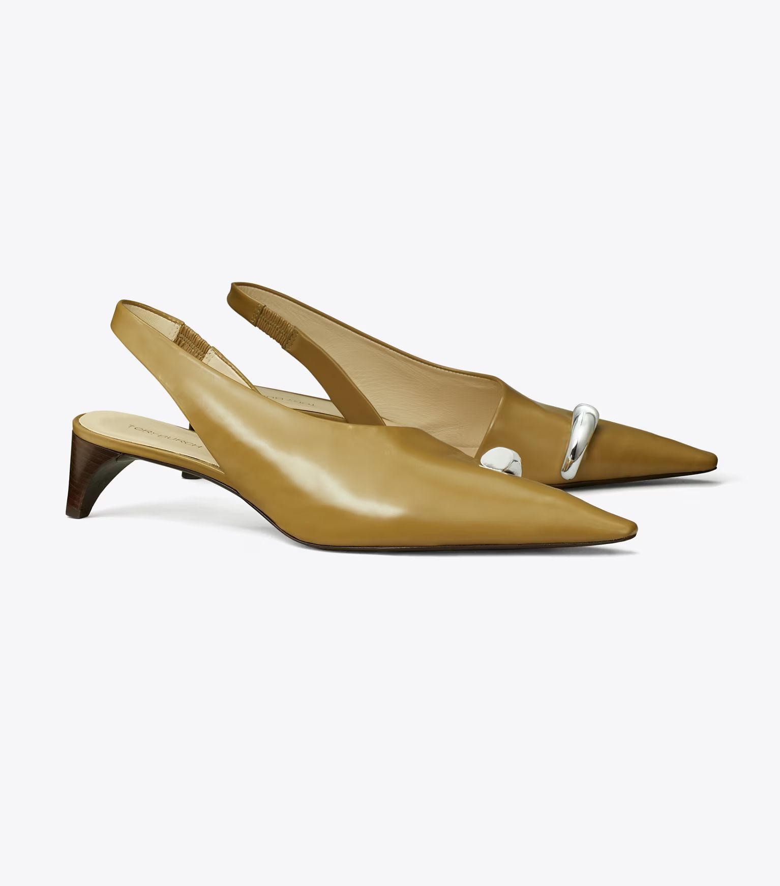 Pierced Slingback Heel: Women's Designer Heels | Tory Burch | Tory Burch (US)