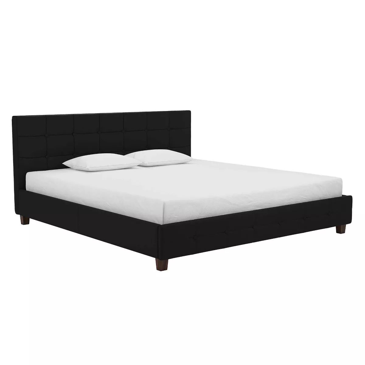 King Rosalie Upholstered Bed Black - Room & Joy | Target