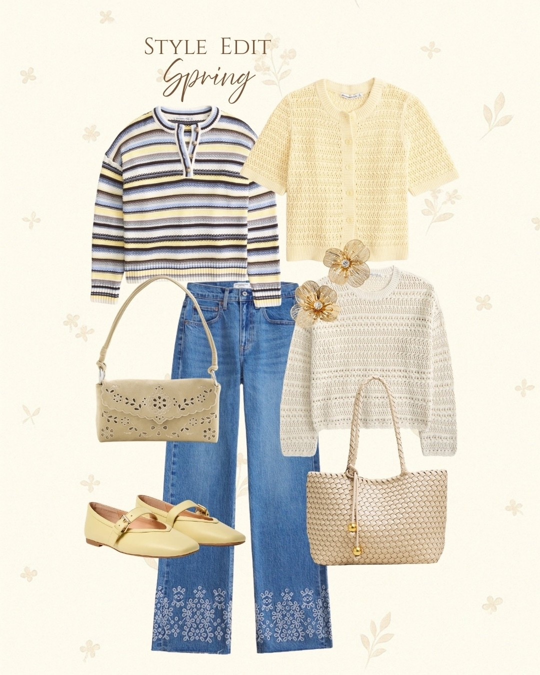 Loving these adorable jeans, such a fun look for spring! 🤍

Perfect for pairing with a touch of spring yellow! 💛

#LTKTravel #LTKWorkwear