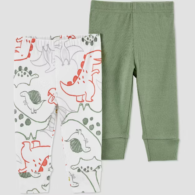 Baby Boys' 2pk Dino Pants - Just One You® made by carter's Green | Target