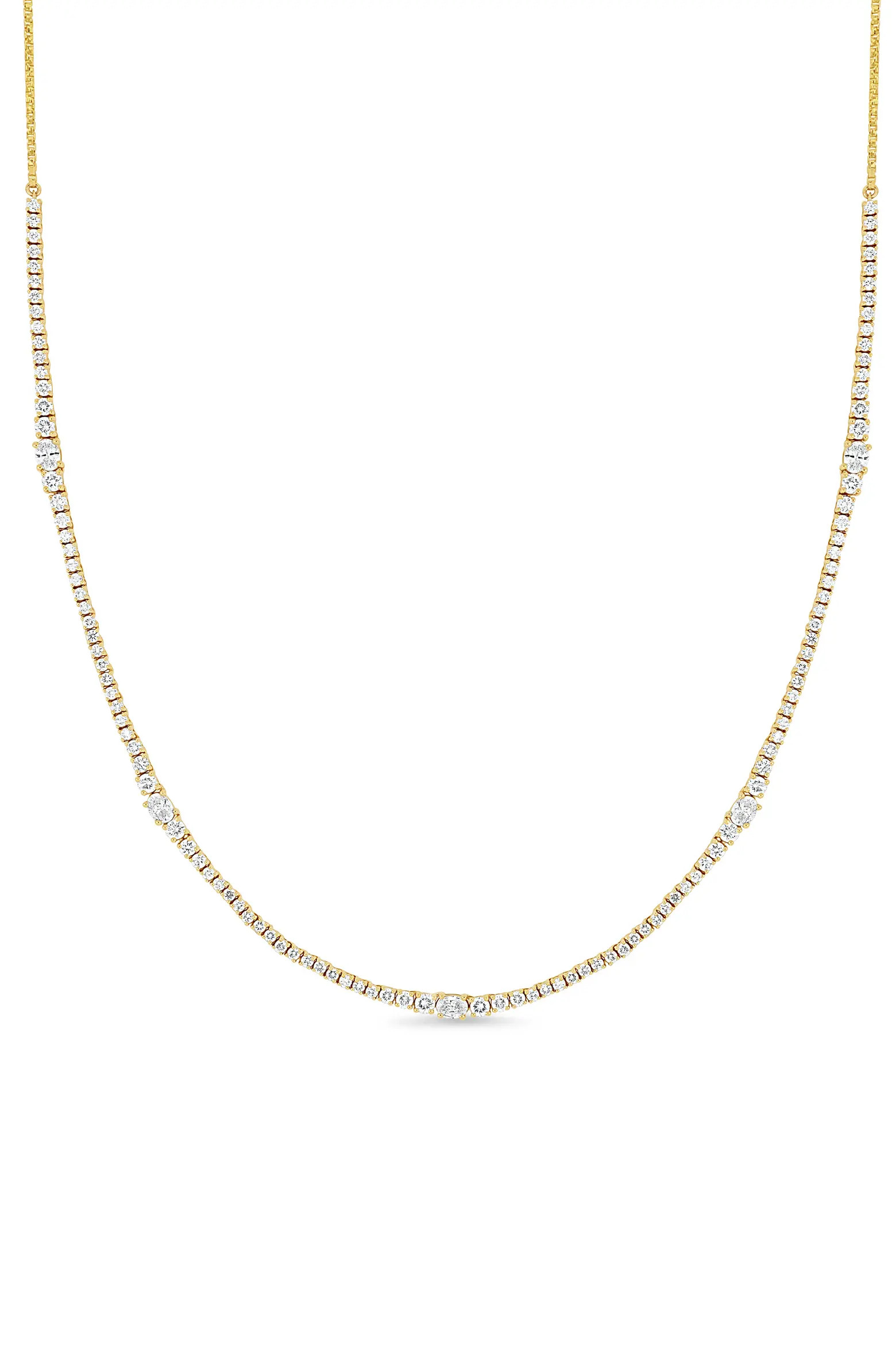 18K Gold Audrey Diamond Tennis Necklace (Women) | Nordstrom | Nordstrom