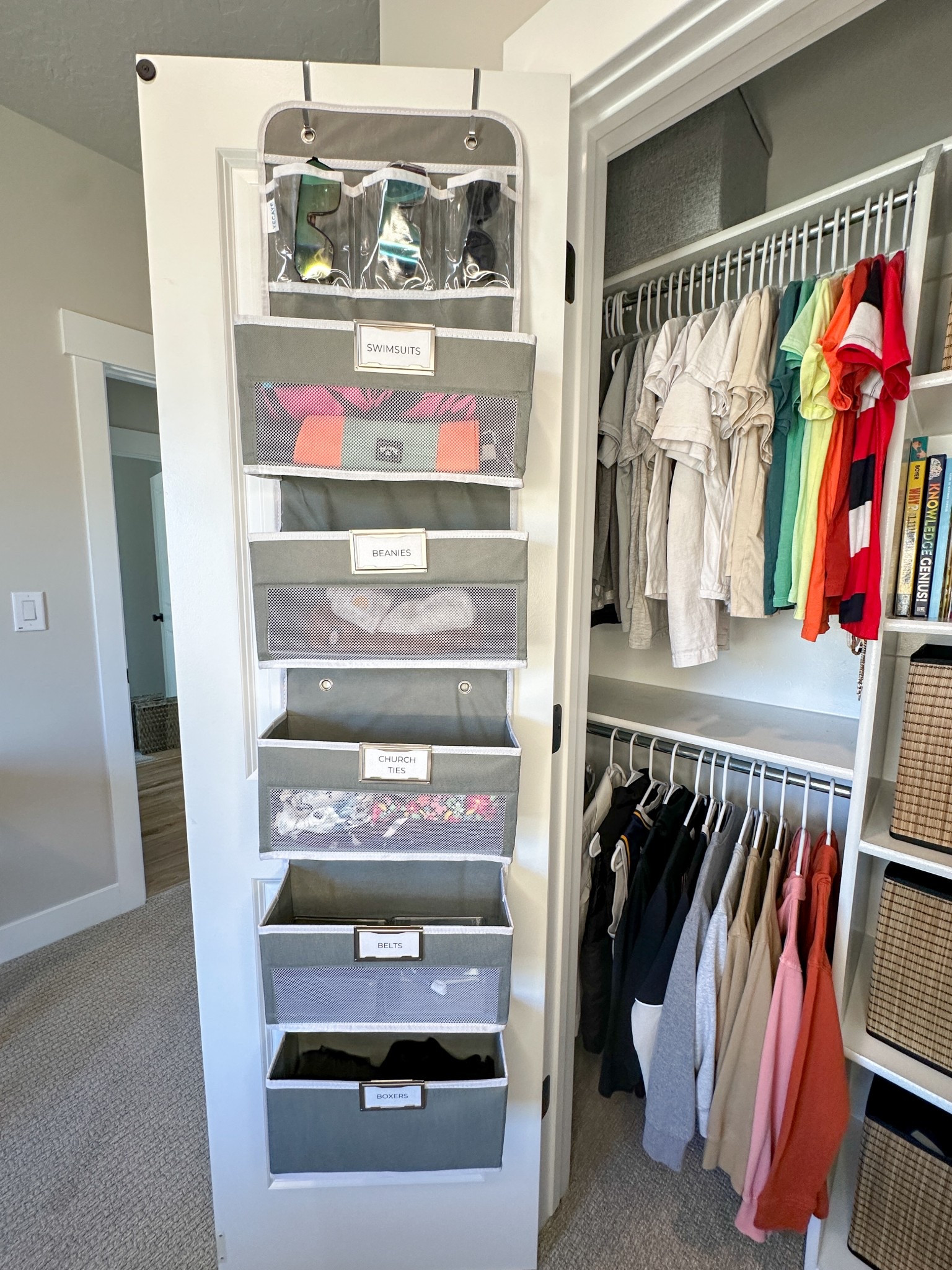Kids closet organization ideas to help create systems and help kids keep their own bedrooms organized. 

#closetorganization #kidscloset #closetstorage

#LTKKids #LTKHome #LTKFamily