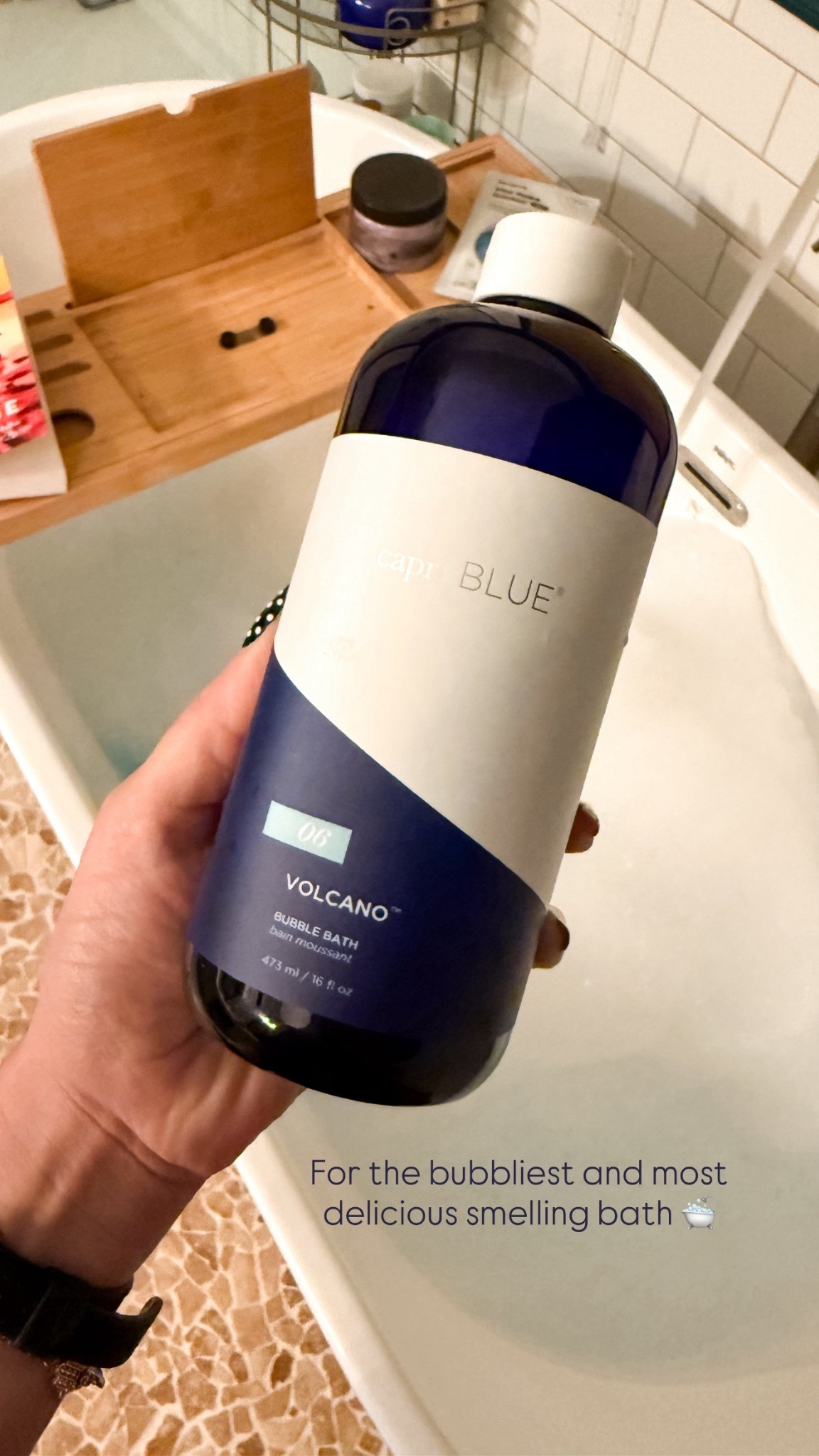 For the bubbliest and most amazing smelling bath - the volcano bubble bath from Capri Blue

#LTKBeauty #LTKHome #LTKFindsUnder50