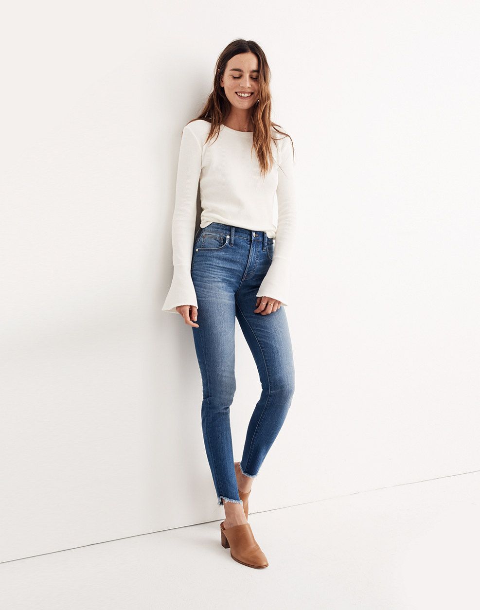 10" High-Rise Skinny Jeans: Tulip-Hem Edition | Madewell