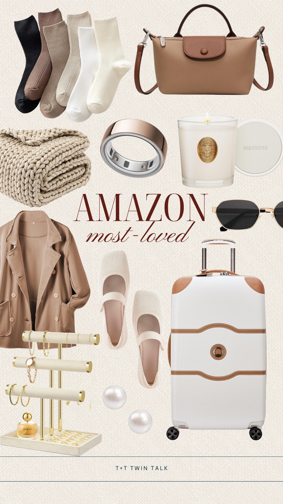 Amazon pieces that we are loving! This is the perfect time to grab new travel luggage by delsey, invest in your health with the Oura ring, and grab a pair of new shoes like the Mary Jane flats! If you are looking to grab home related items we love the woven blanket, luxury candle, and jewelry organizer! 

#LTKSeasonal #LTKHoliday #LTKGiftGuide
