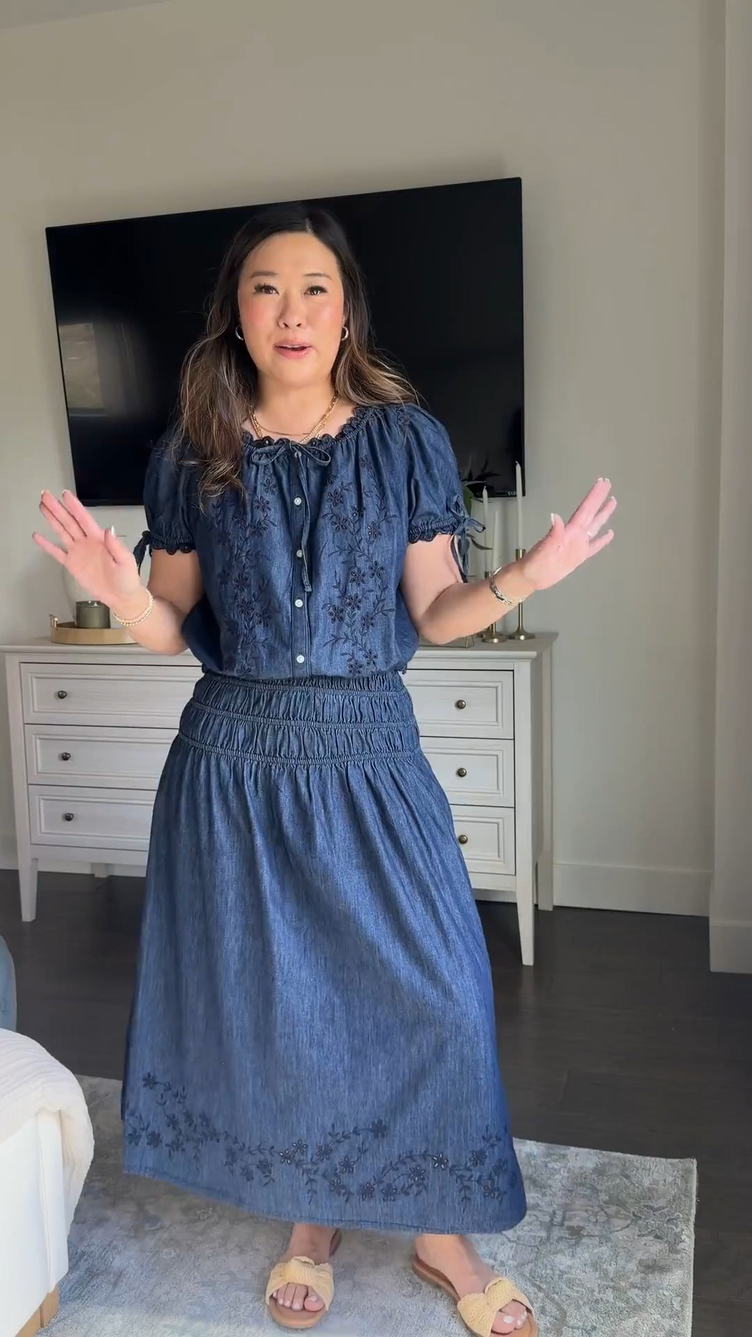 Walmart spring set

Embroidered top: medium 
Embroidered skirt: small

Affordable fashion, matching set, spring set, denim set, spring fashion, spring style, Walmart fashion, tcs, styling tip 

#LTKmomlife #LTKSeasonal #LTKootd