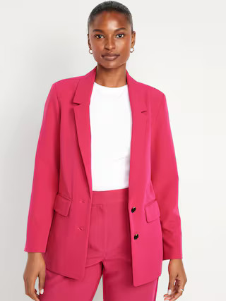 Taylor Relaxed Suit Blazer for Women | Old Navy (US)
