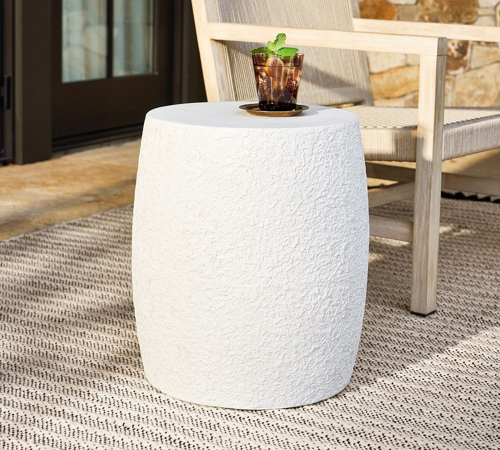 Deia Outdoor Side Table | Pottery Barn (US)