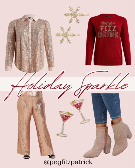 Add some sparkle to your holiday events! I’m waiting by the door for these sparkle booties to arrive. What’s your go-to holiday color? 

#LTKsalealert #LTKSeasonal #LTKHoliday