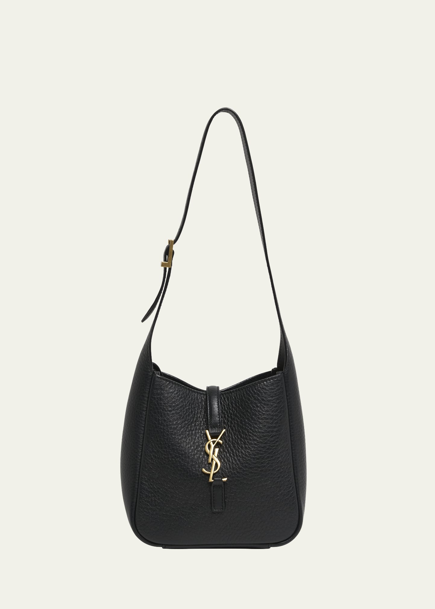 Saint Laurent Le 5 A 7 YSL Hobo Bag in Deer Leather | Bergdorf Goodman