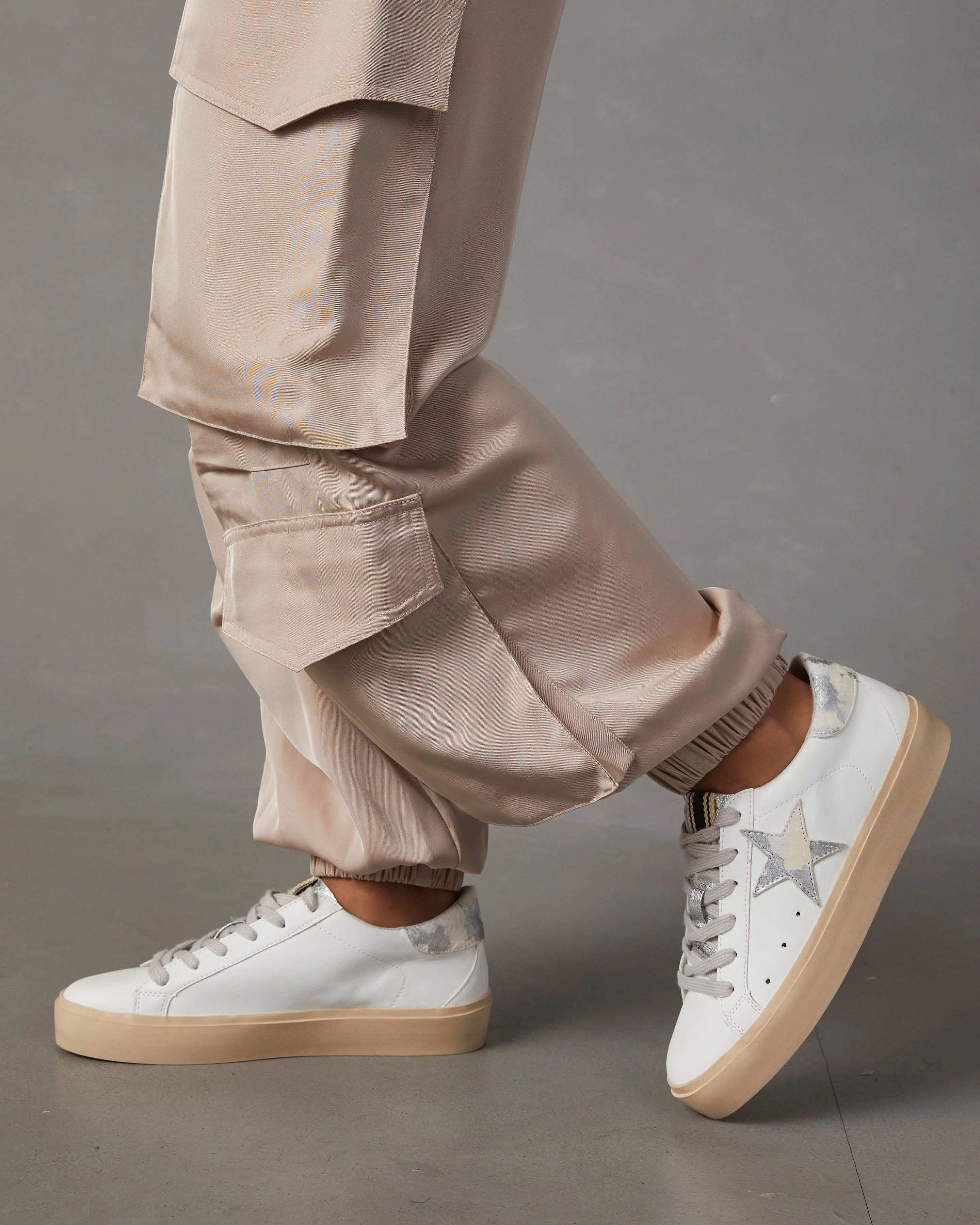 Pixie Star Faux Cow Hide Platform Sneakers | VICI