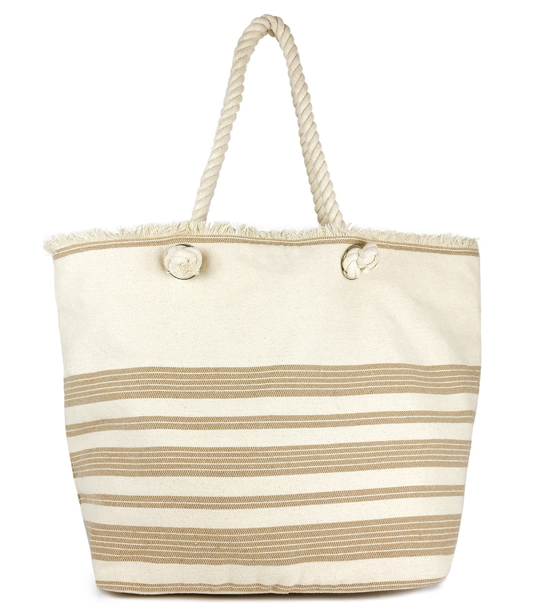 Magid Women's Spring Oversized Cotton Tote Bag with Rope Handle Natural - Walmart.com | Walmart (US)