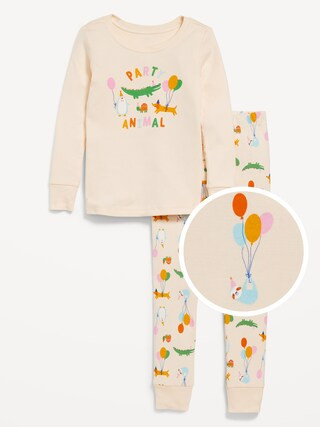 Unisex Printed Snug-Fit Pajama Set for Toddler & Baby | Old Navy (US)