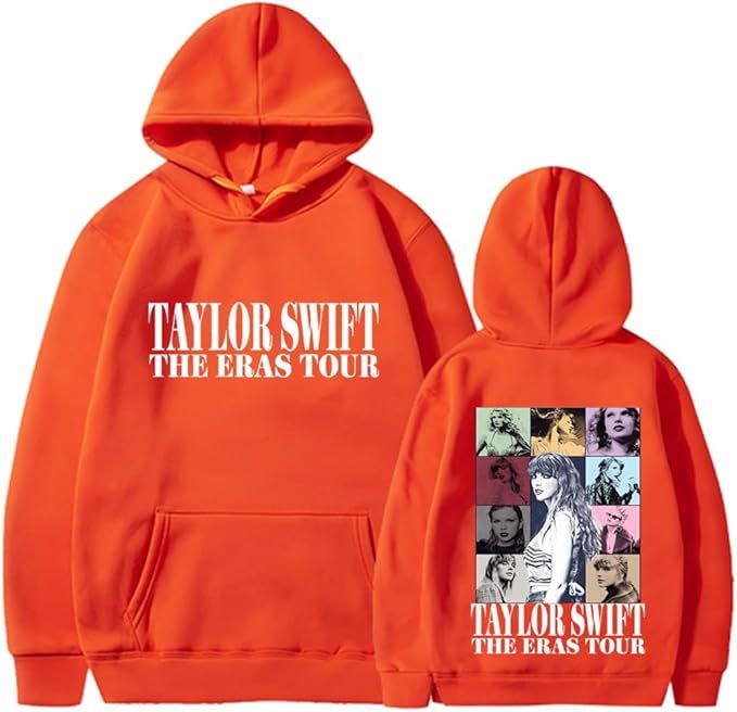 Yebio Unisex Taylor Hoodie, Tour Concert Outfit, Double-Sided Print Long-Sleeved Lover Taylor Swe... | Amazon (US)