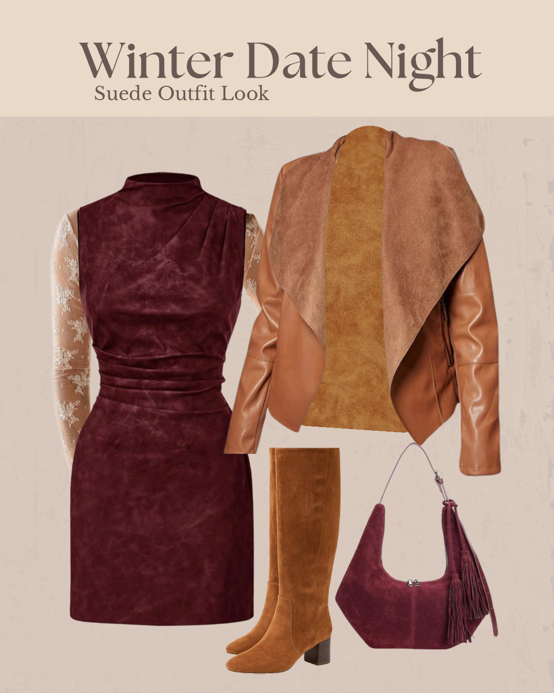 Winter date night outfit idea with rich suede textures. This look feels warm, elevated, and perfect for an evening out.


#WinterOutfit #DateNightStyle #SuedeOutfit #EveningStyle #ClassicWinterLook #LTKStyle #LTKWinter 

 

#LTKootd