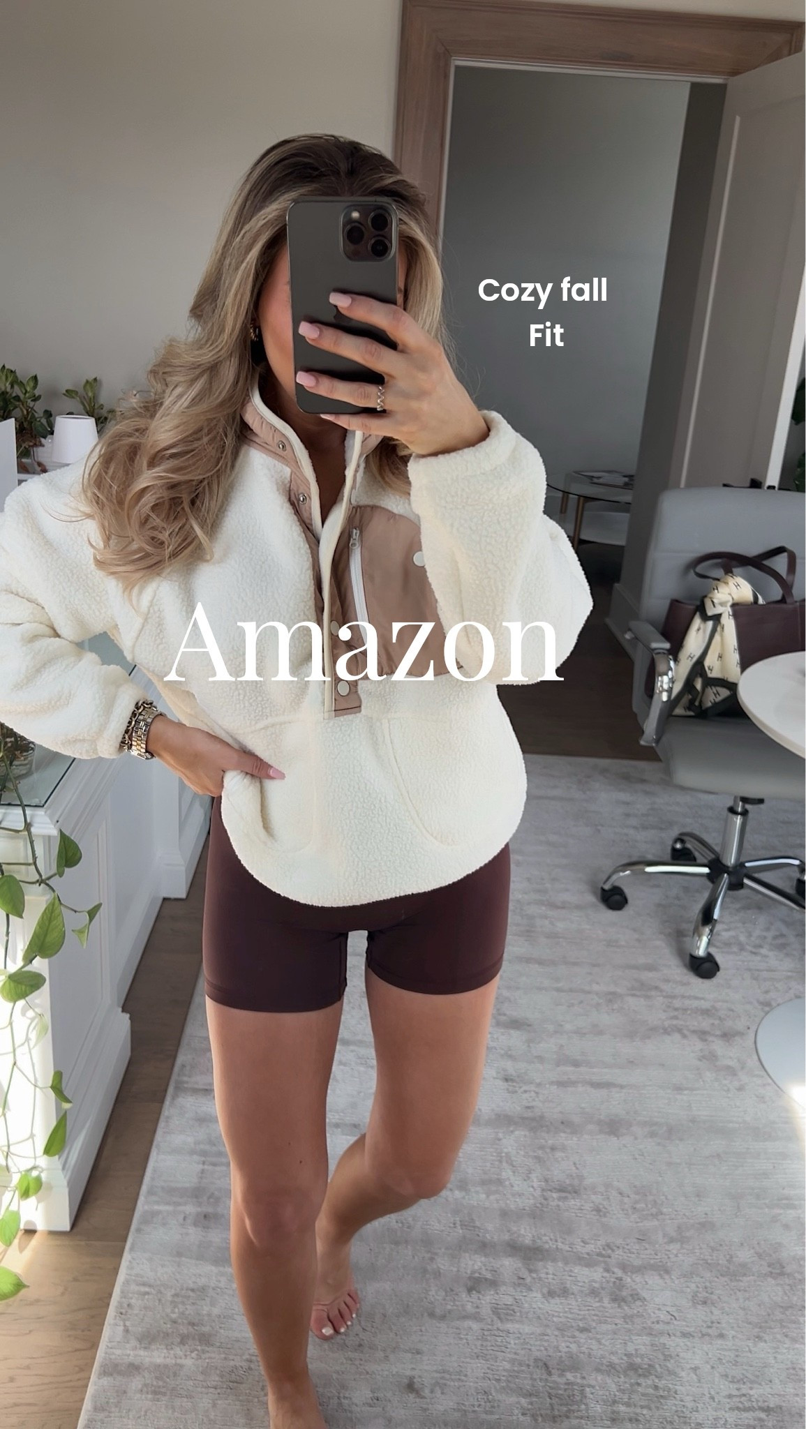A super cute casual, cozy fall outfit you can wear all season!  

Wearing size small! 

Fall outfits, cozy outfits, fleece pullover

#LTKootd