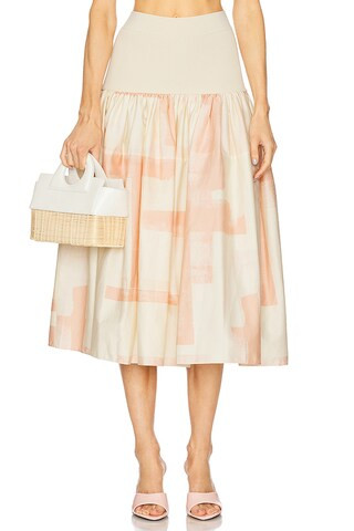 Alexis Arnette Skirt in Pink Brushstroke from Revolve.com | Revolve Clothing (Global)