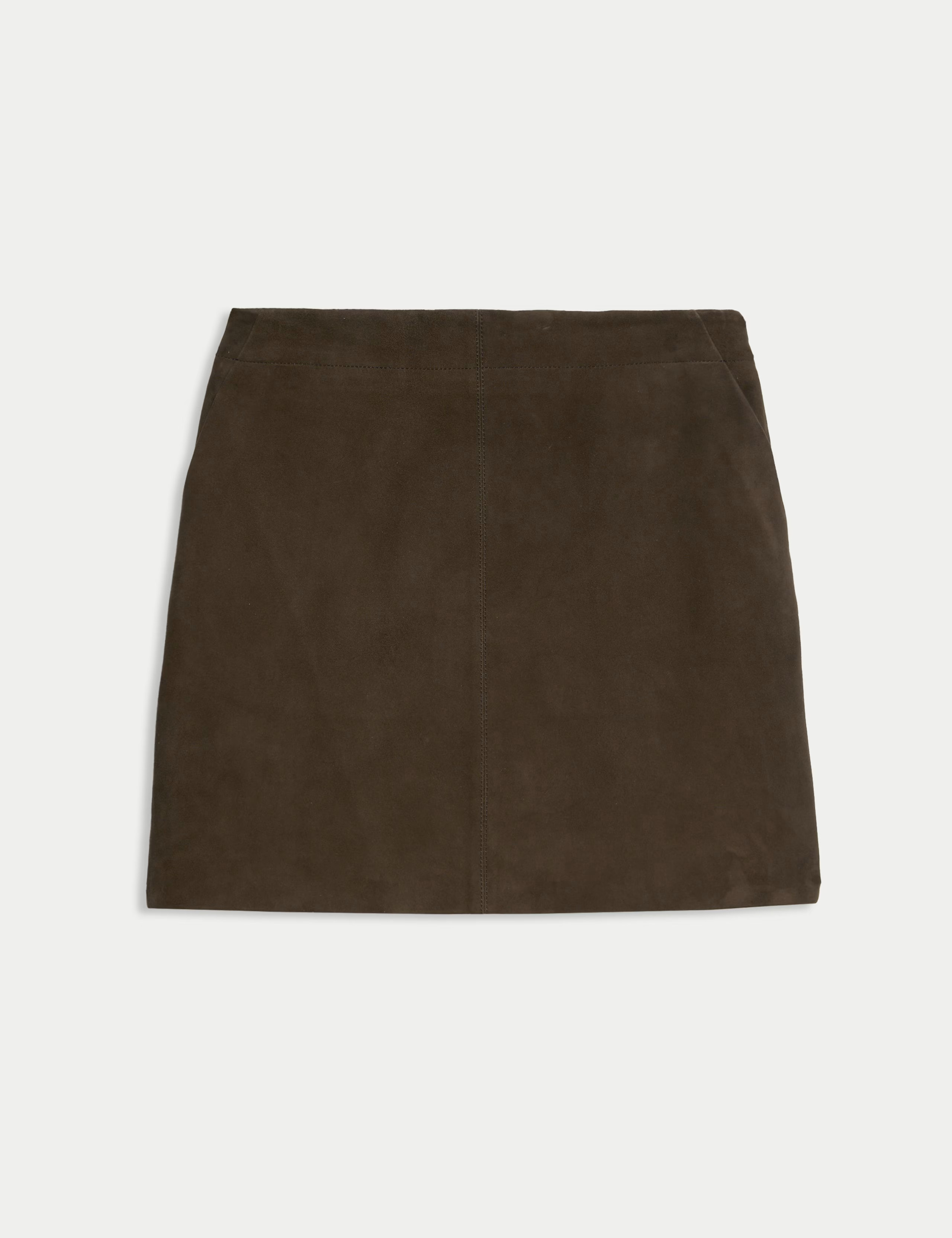 Suede Mini A-Line Skirt | Marks & Spencer (UK)