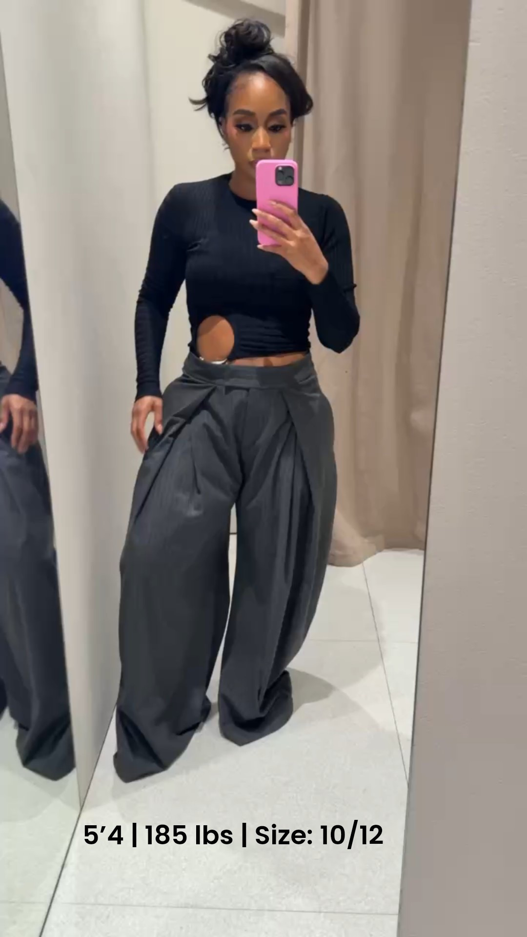 black ribbed knit top with metal appliqué! Edgy, elevated casual style inspo!

#LTKFindsUnder100 #LTKFindsUnder50 #LTKStyleTip