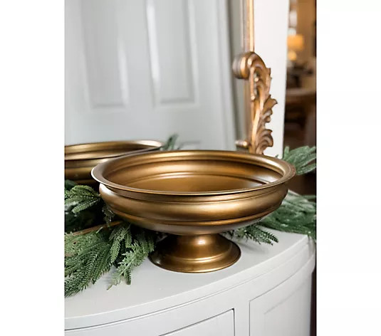 Simply Stunning Footed Atelier Compote Bowl by Janine Graff | QVC